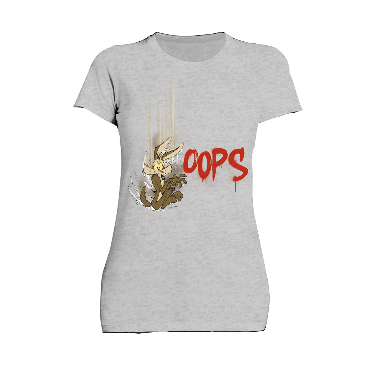 Looney Tunes Wiley Coyote Stencil Women's T-shirt