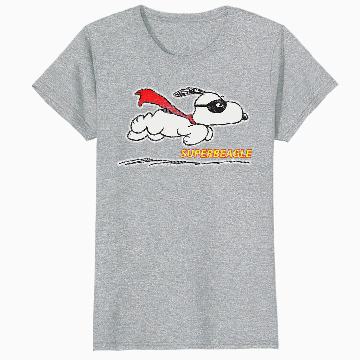 Peanuts Snoopy Masked Marvel Super Beagle Flying Caped Hero Classic Official Women's SKINNY FIT T-Shirt