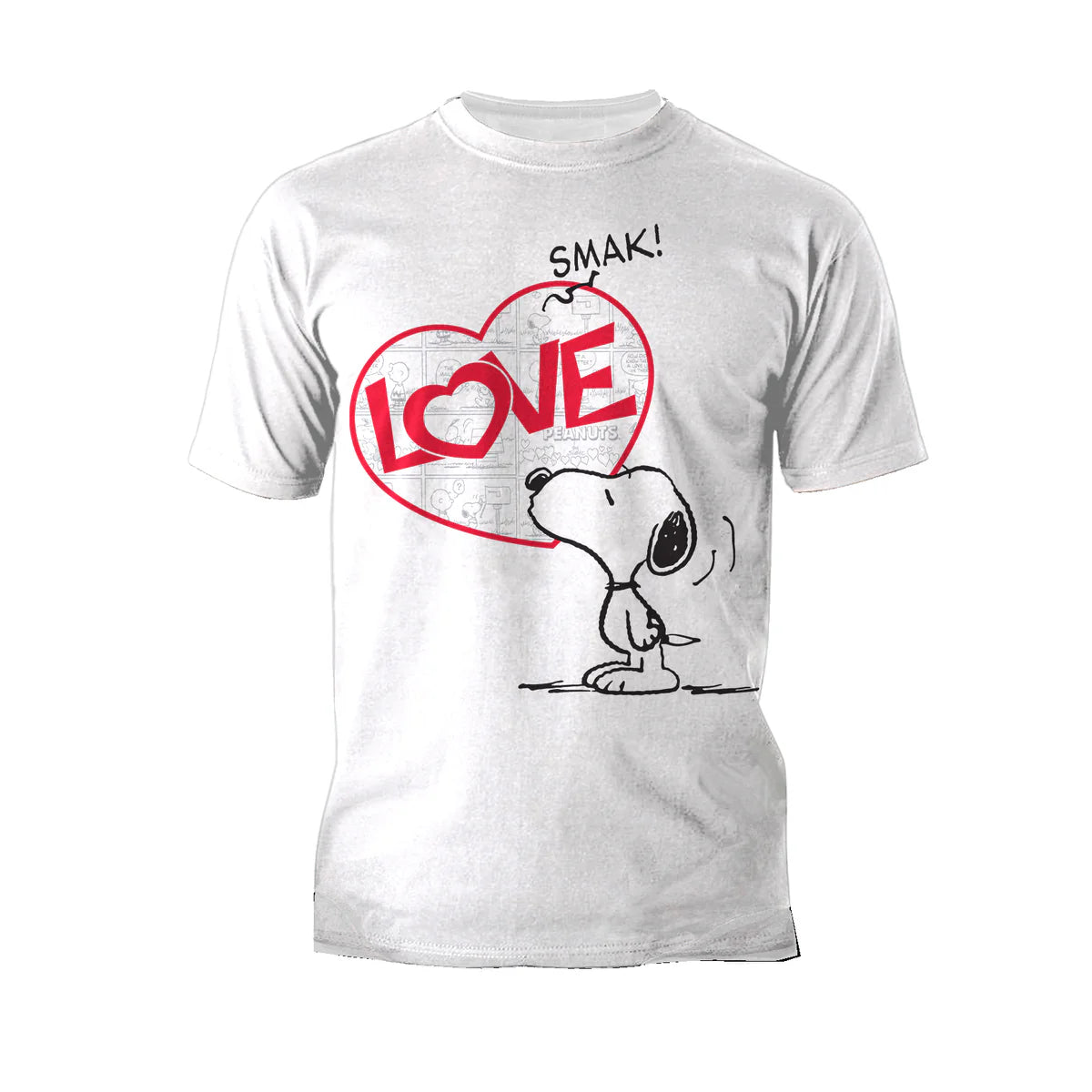 Peanuts Snoopy Comic Love Smak Official Men's T-shirt