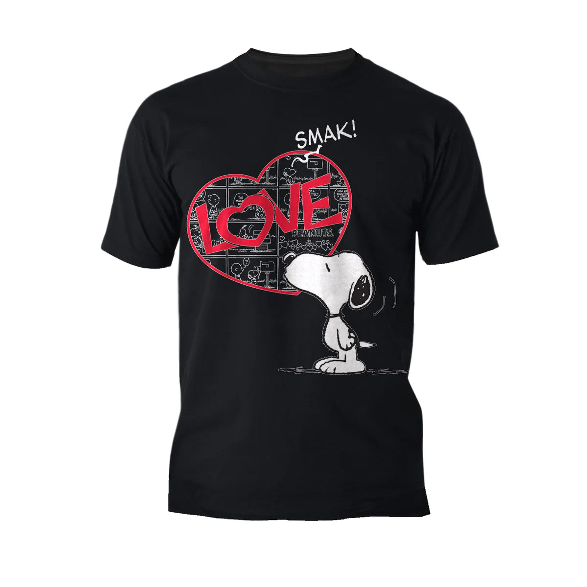 Peanuts Snoopy Comic Love Smak Official Men's T-shirt