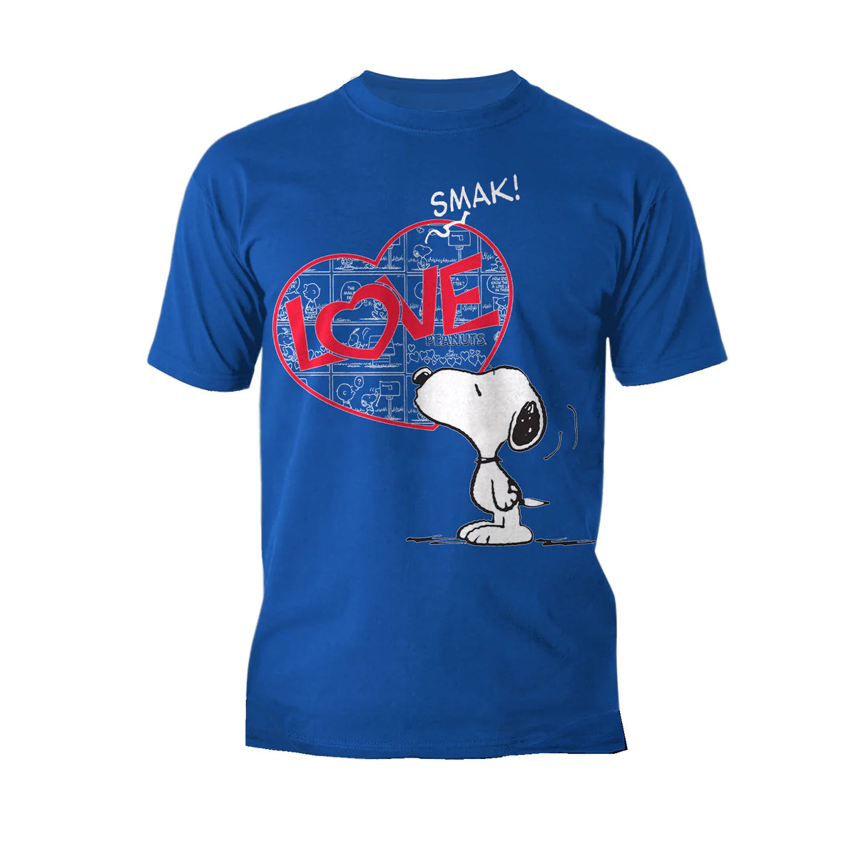Peanuts Snoopy Comic Love Smak Official Men's T-shirt