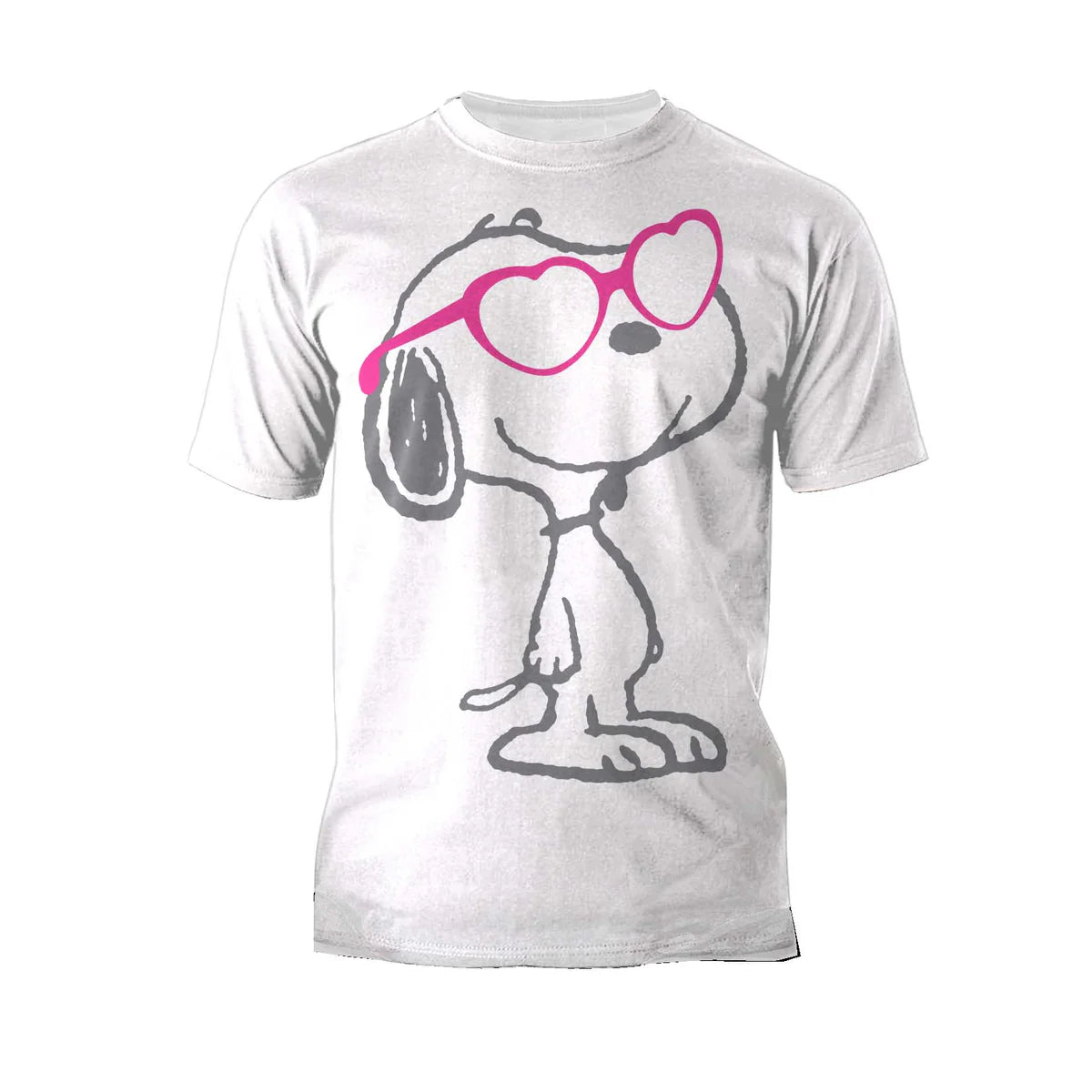 Peanuts Snoopy Heart Shades Official Men's T-shirt