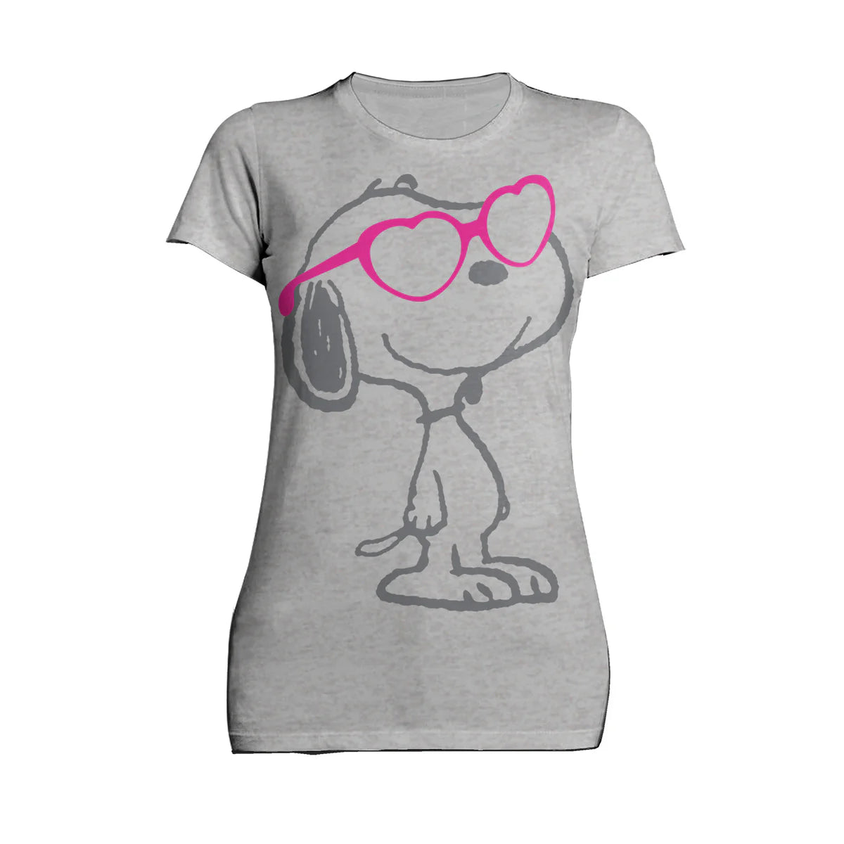 Peanuts Snoopy Heart Shades Official Women's T-shirt