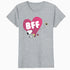 Peanuts Snoopy Woodstock BFF Pink Heart Vintage Classic Official Women's SKINNY FIT T-Shirt