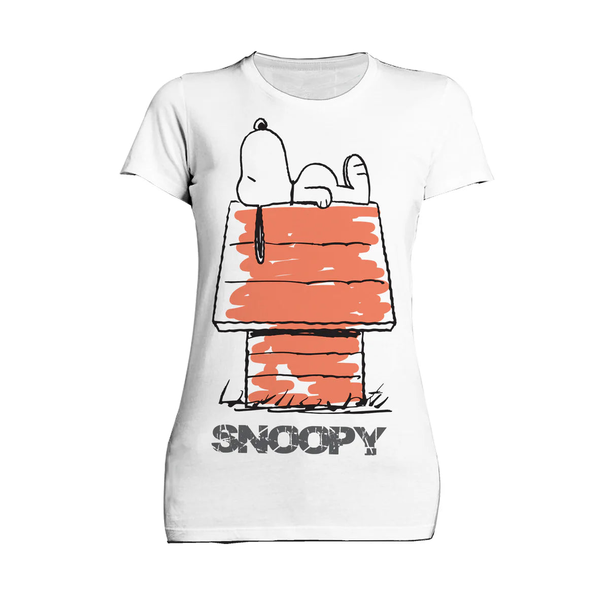 Peanuts Snoopy Logo House Official Women's T-shirt