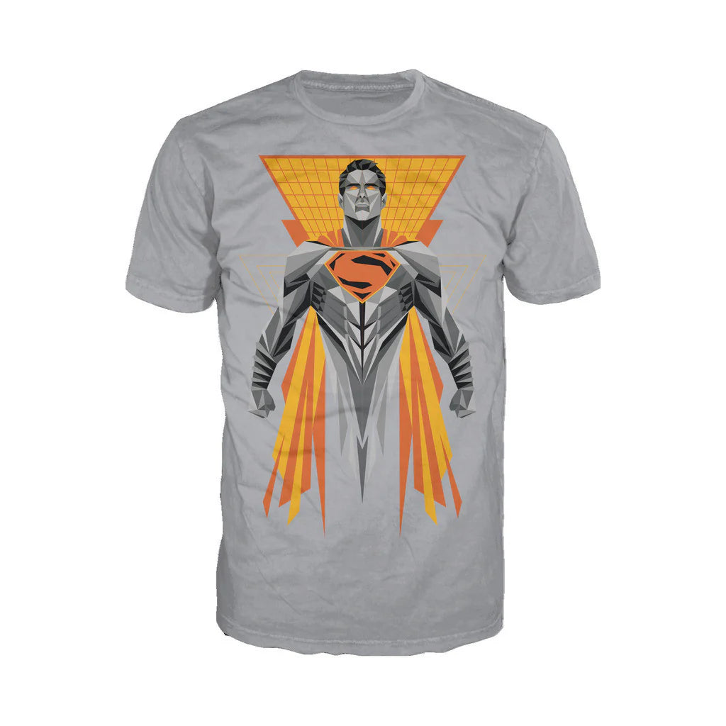 DC Batman V Superman Superman Splash Digi Cube Official Men's T-shirt