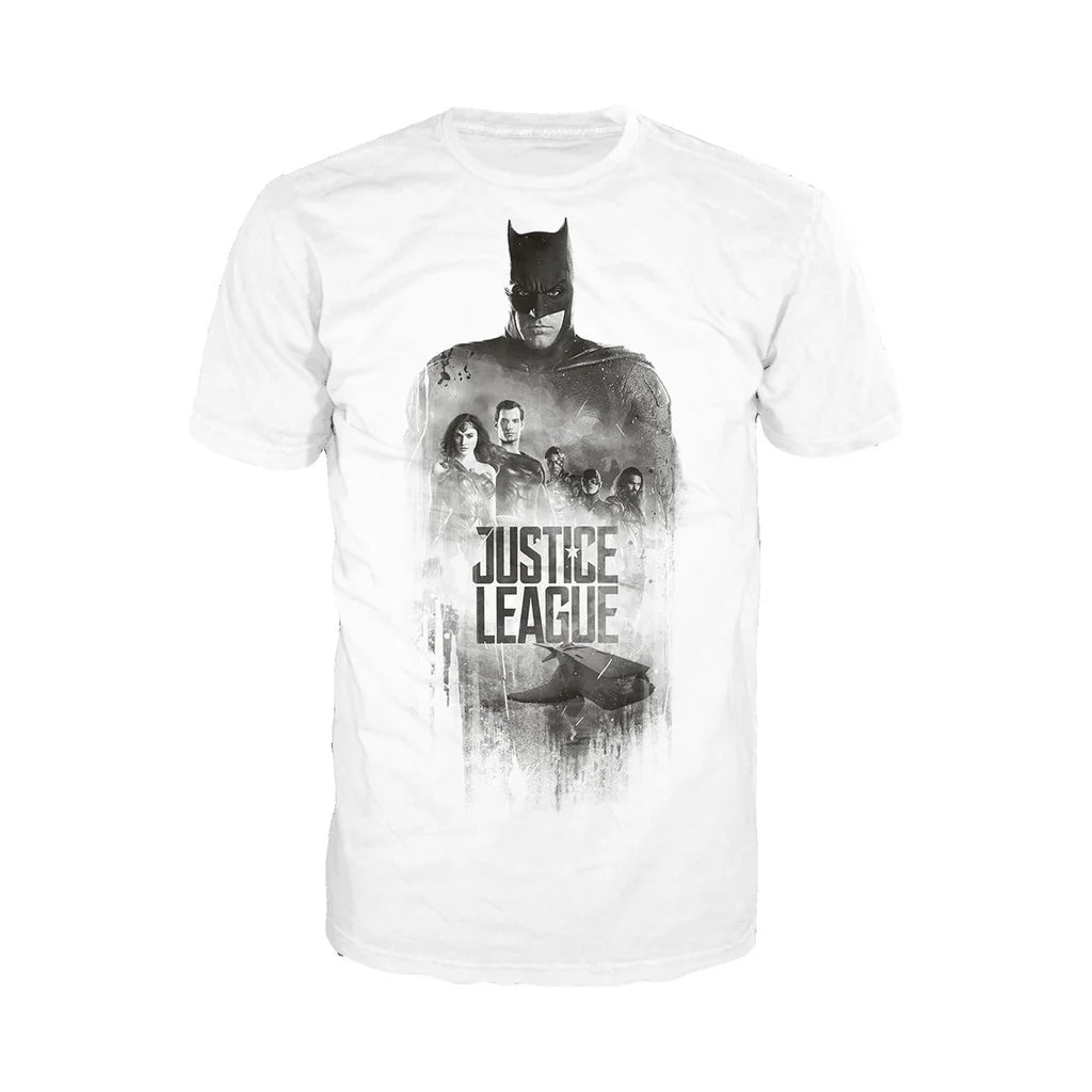 DC Justice League Splash Photo Official Men's T-shirt