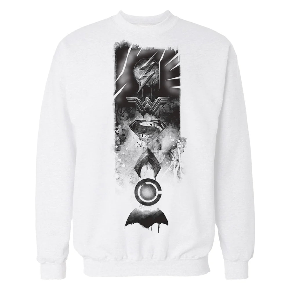 DC Justice League Logo Grunge Official Sweatshirt