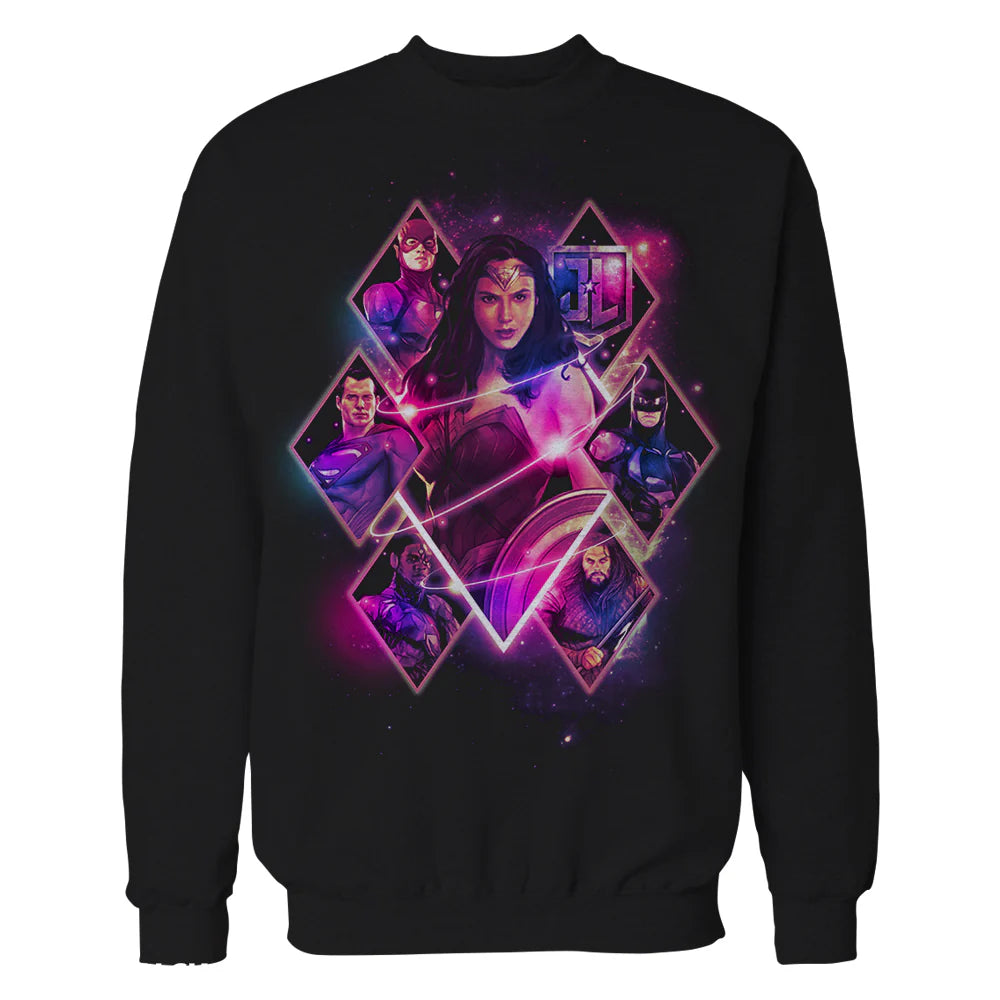 DC Justice League Neon Wonder Woman Official Sweatshirt