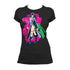 DC Comics Retro Catwoman Character Spray Official Women's T-shirt