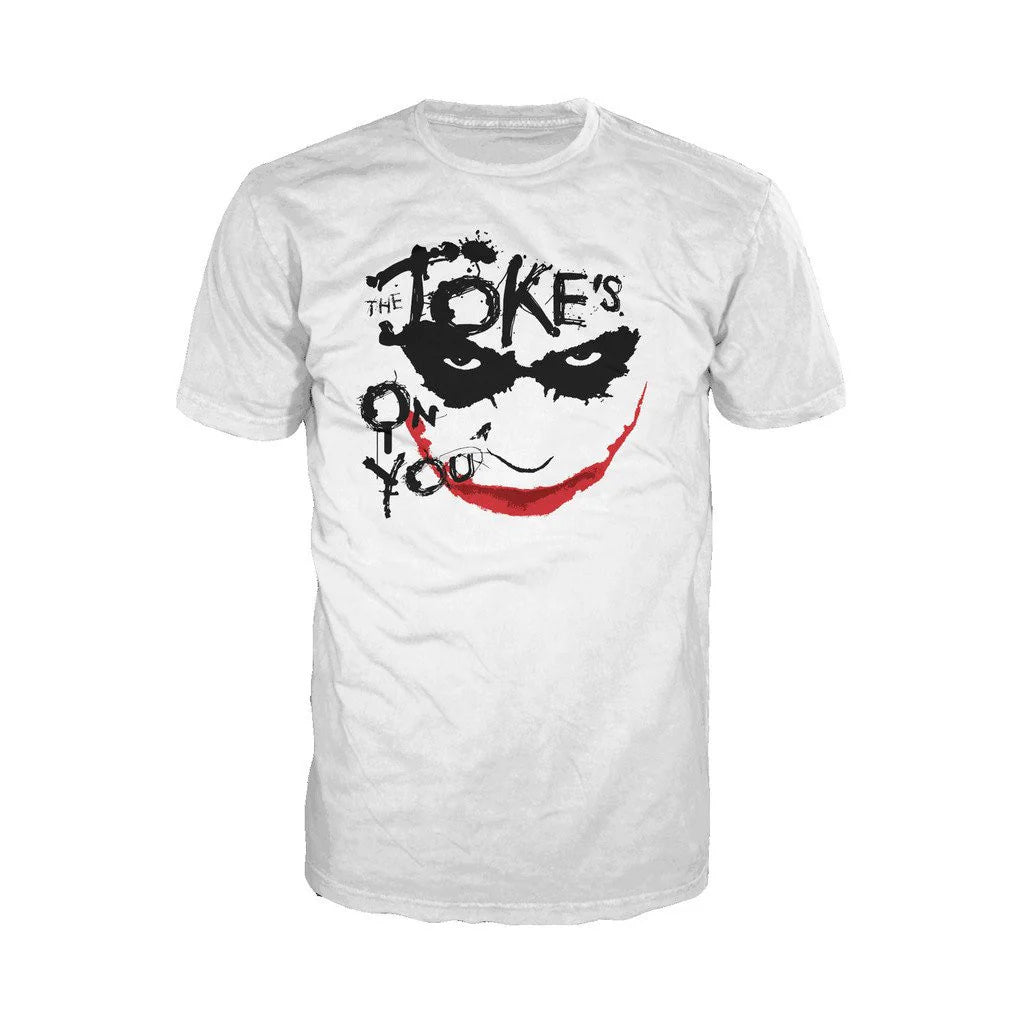 DC Batman Dark Knight Joker Stencil Official Men's T-shirt