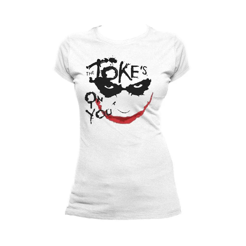 DC Batman Dark Knight Joker Stencil Official Women's T-shirt