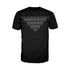 DC Comics Justice League Xmas Pattern Triangle Official Men's T-shirt