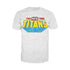DC Comics New Teen Titans Distressed Logo Official Men's T-shirt