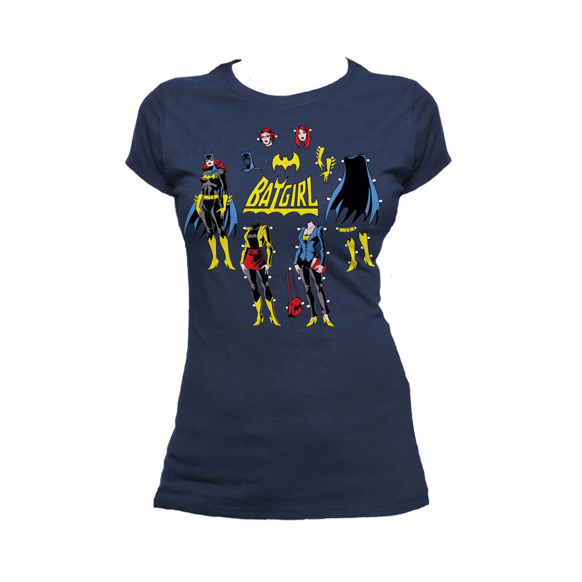 DC Comics Batgirl Logo Cut Out Official Women's T-shirt