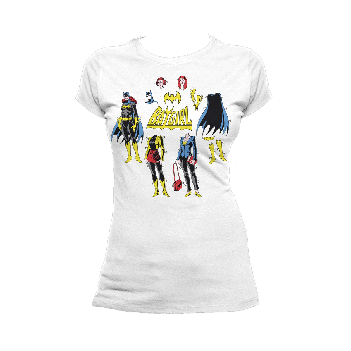 DC Comics Batgirl Logo Cut Out Official Women's T-shirt