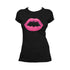 DC Comics Batgirl Logo Lips Official Women's T-shirt