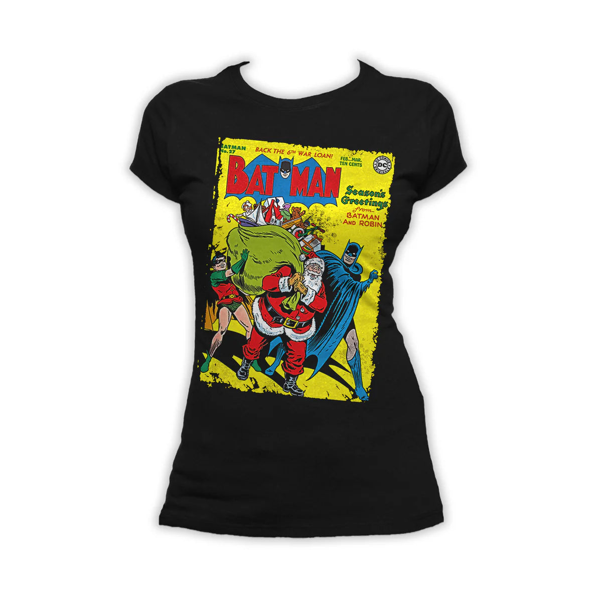 DC Comics Batman Cover 27 Xmas Women's T-Shirt