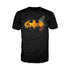 DC Comics Batman Logo Saturated Official Men's T-shirt