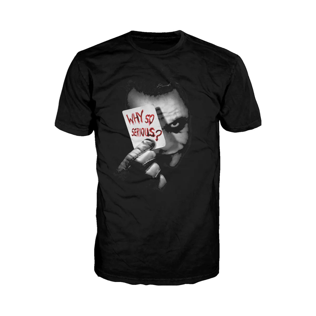 DC Batman Dark Knight Photo Why So Serious Official Men's T-Shirt