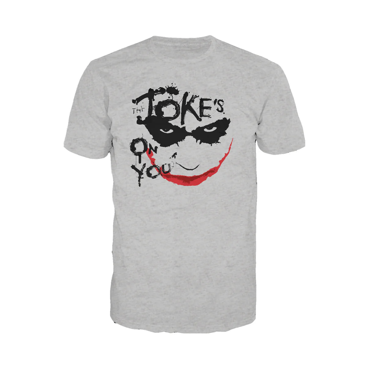 DC Batman Dark Knight Joker Stencil Official Men's T-shirt