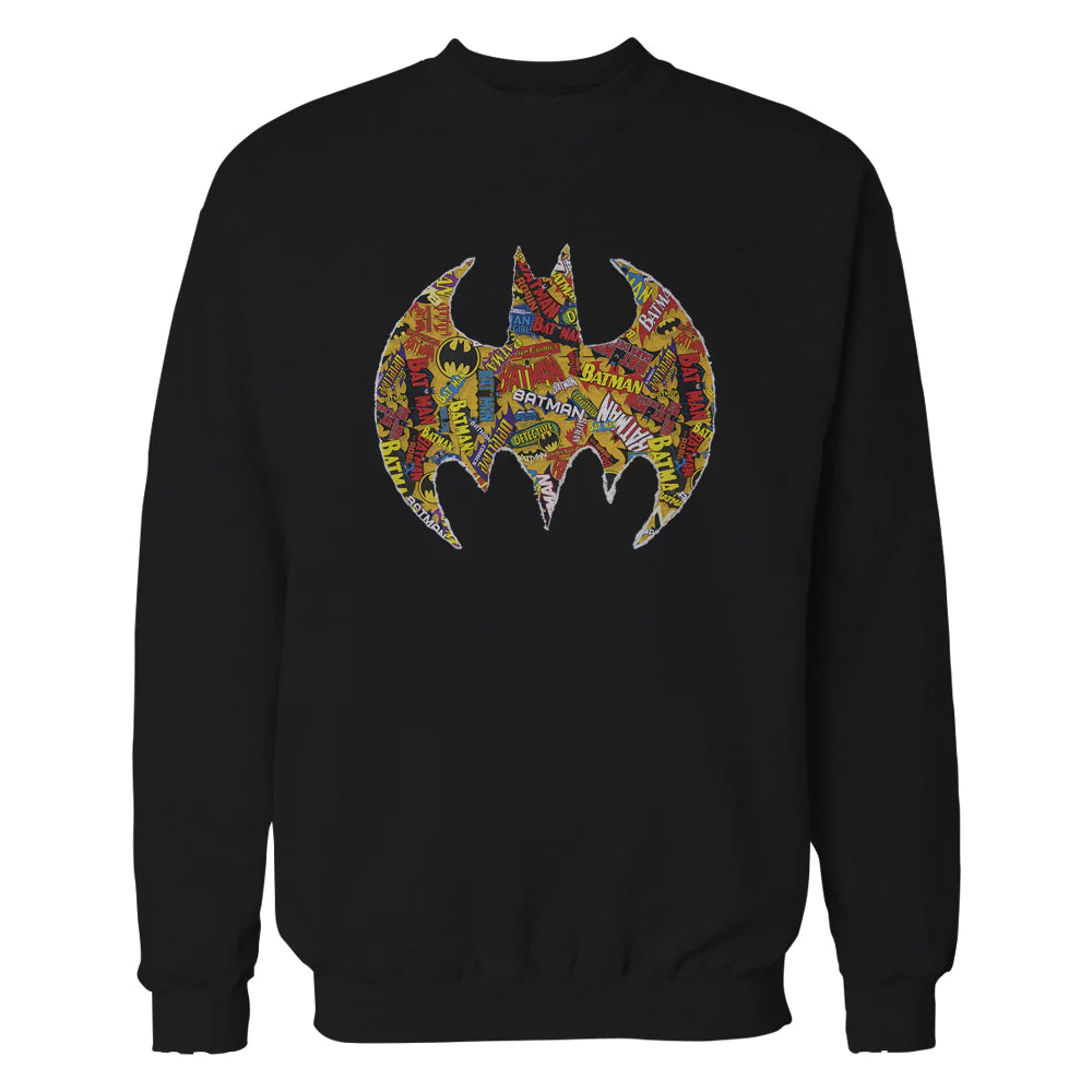 DC Comics Batman Comic Mash Logo Official Sweatshirt