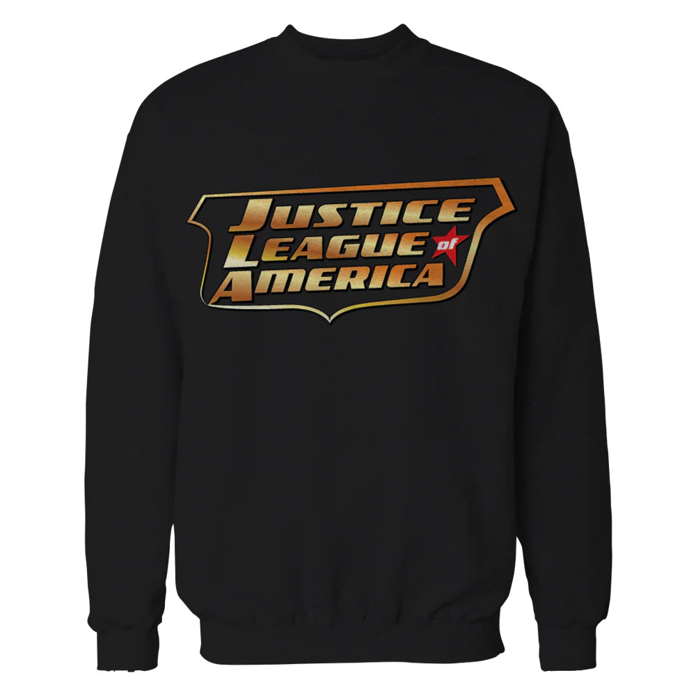 DC Comics Justice League JLA Classic Metallic Logo Official Sweatshirt