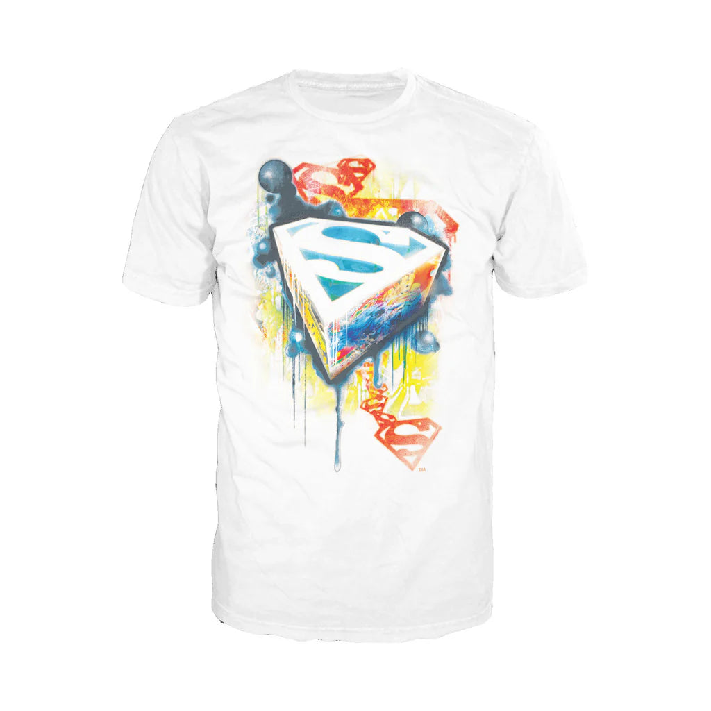 DC Comics Superman Graffiti Official Men's T-shirt
