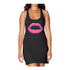 DC Comics Batgirl Logo Lips Official Women's Long Tank Dress