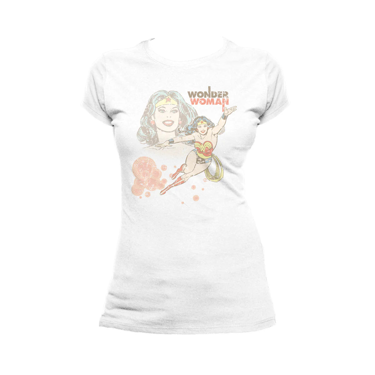 DC Comics Wonder Woman Retro Official Women's T-shirt