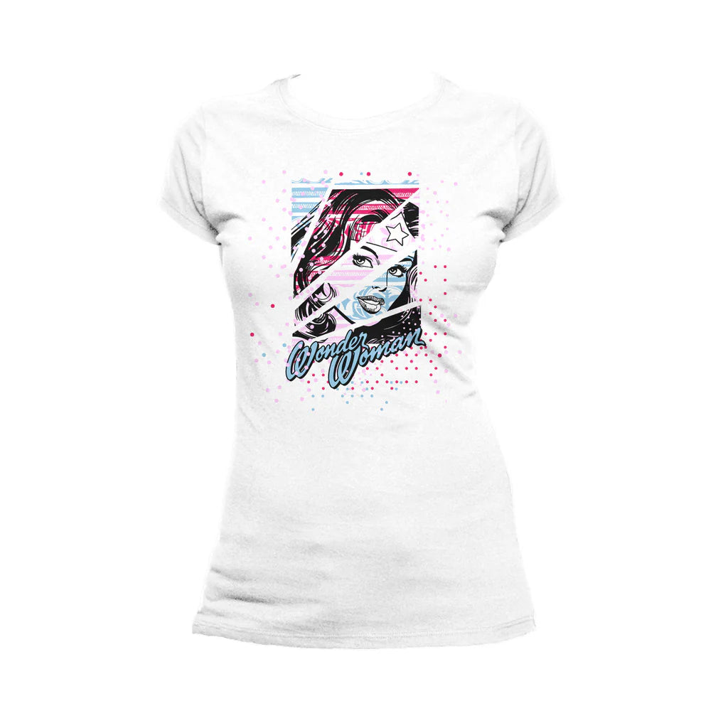 DC Comics Wonder Woman Warhol Official Women's T-shirt