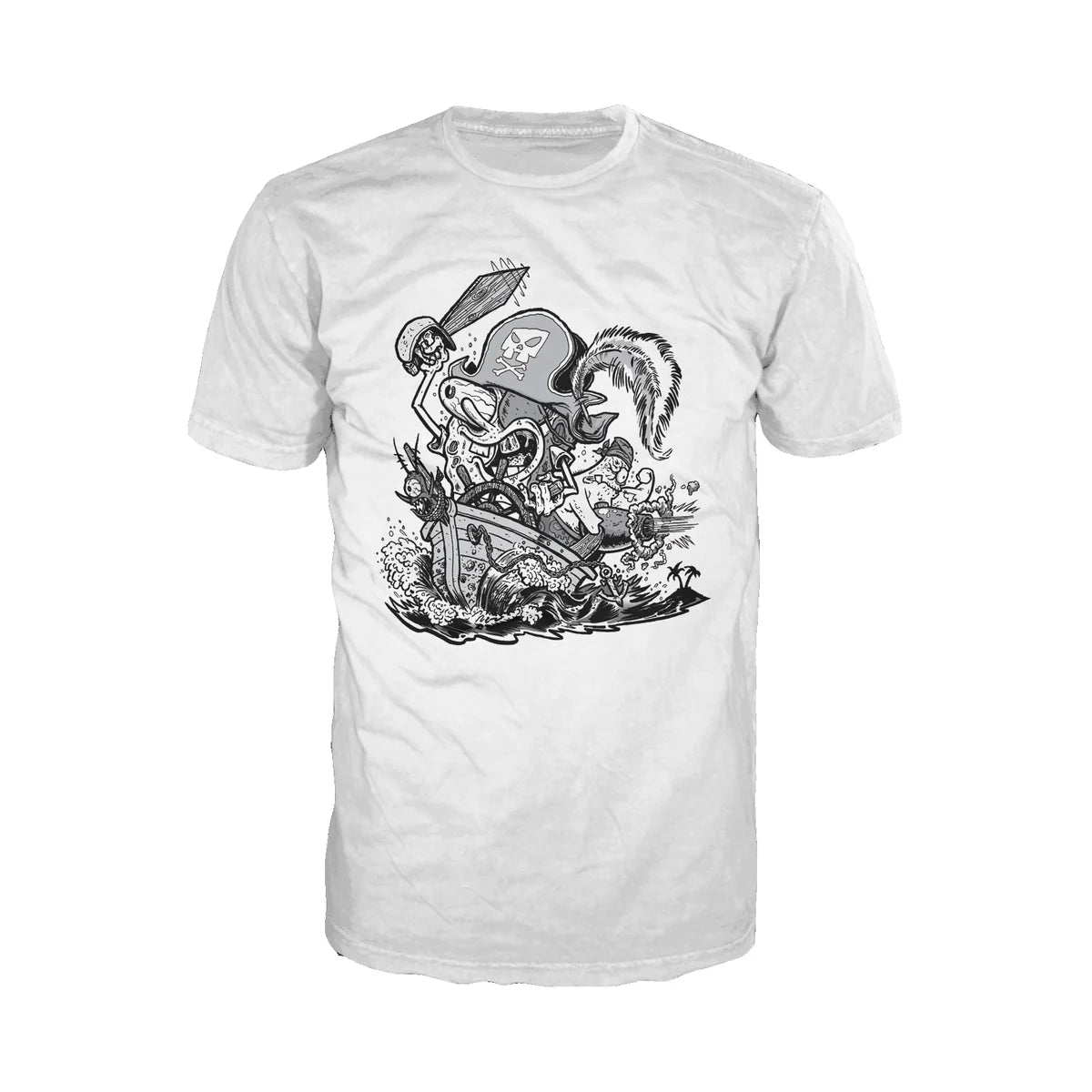 SpongeBob SquarePants Comic Pirate Official Men's T-Shirt