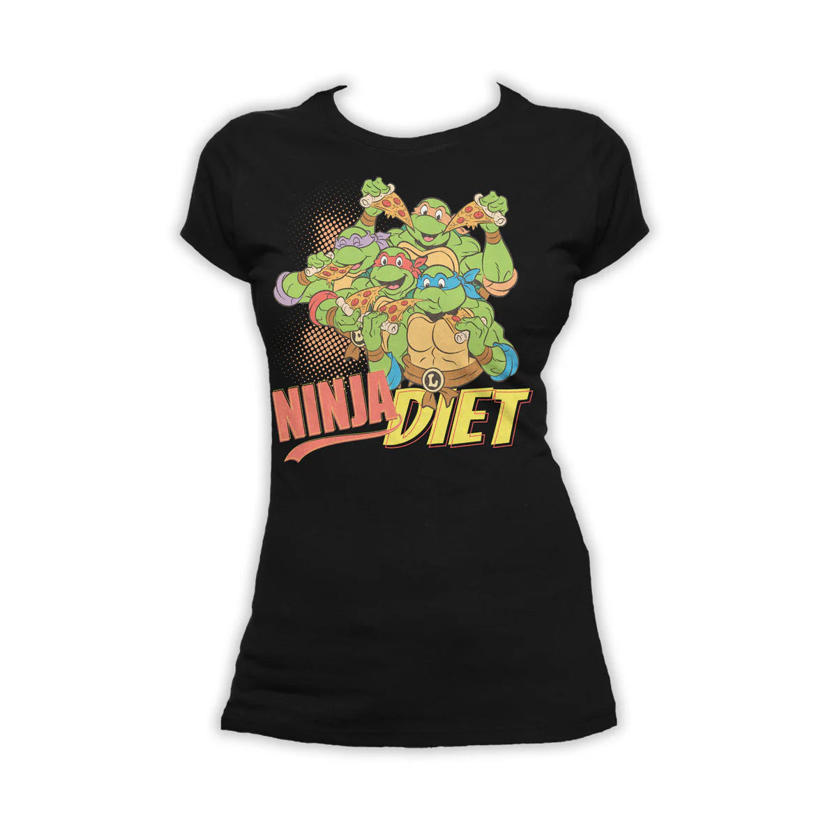 TMNT Group Ninja Diet Official Women's T-shirt