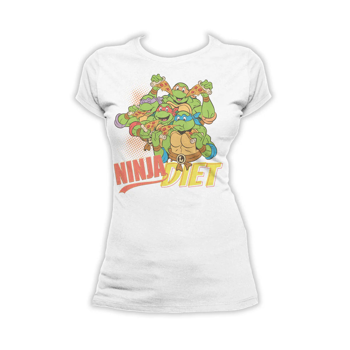 TMNT Group Ninja Diet Official Women's T-shirt