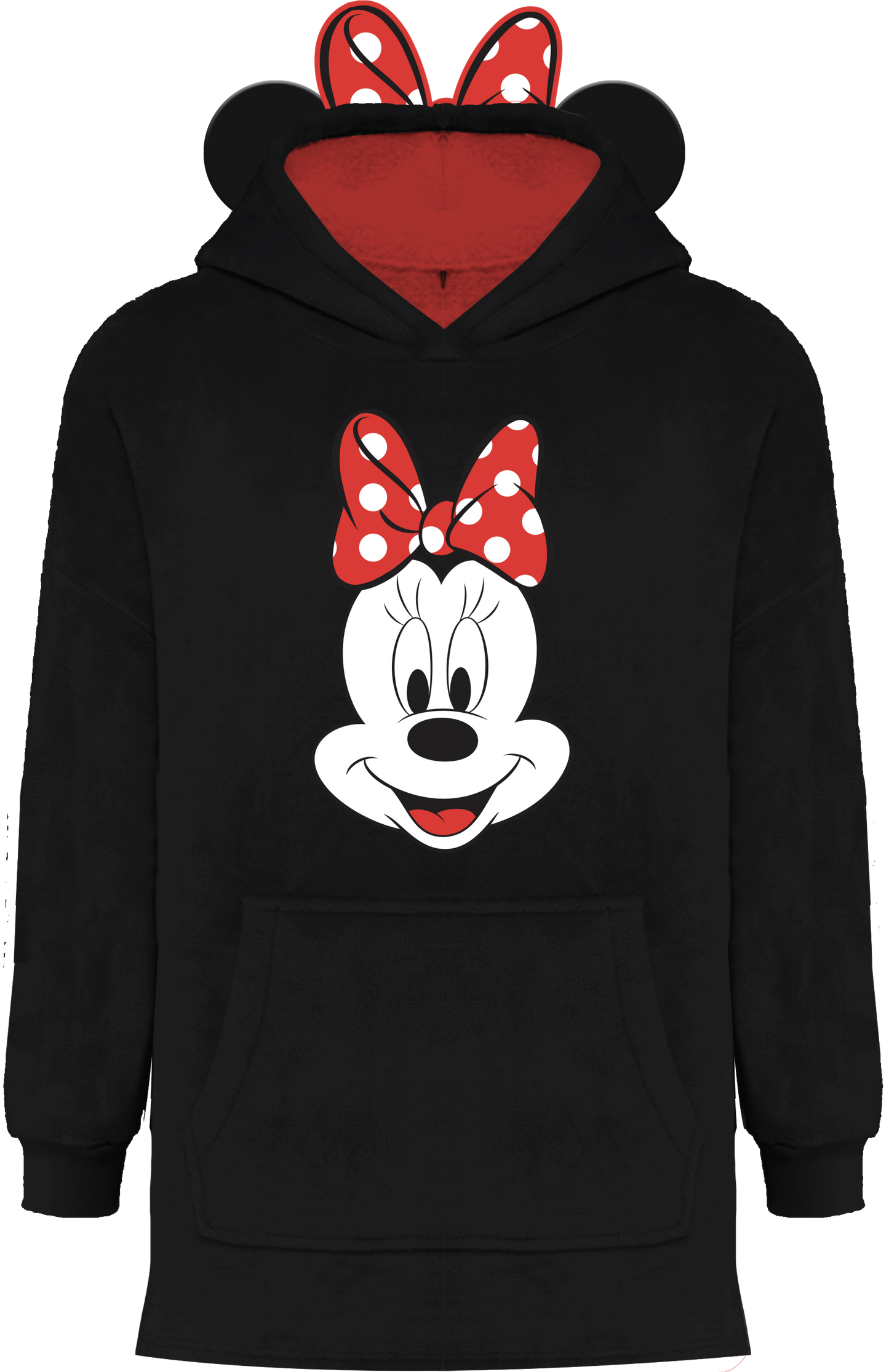 Disney Minnie Plush Plaid Sweatshirt