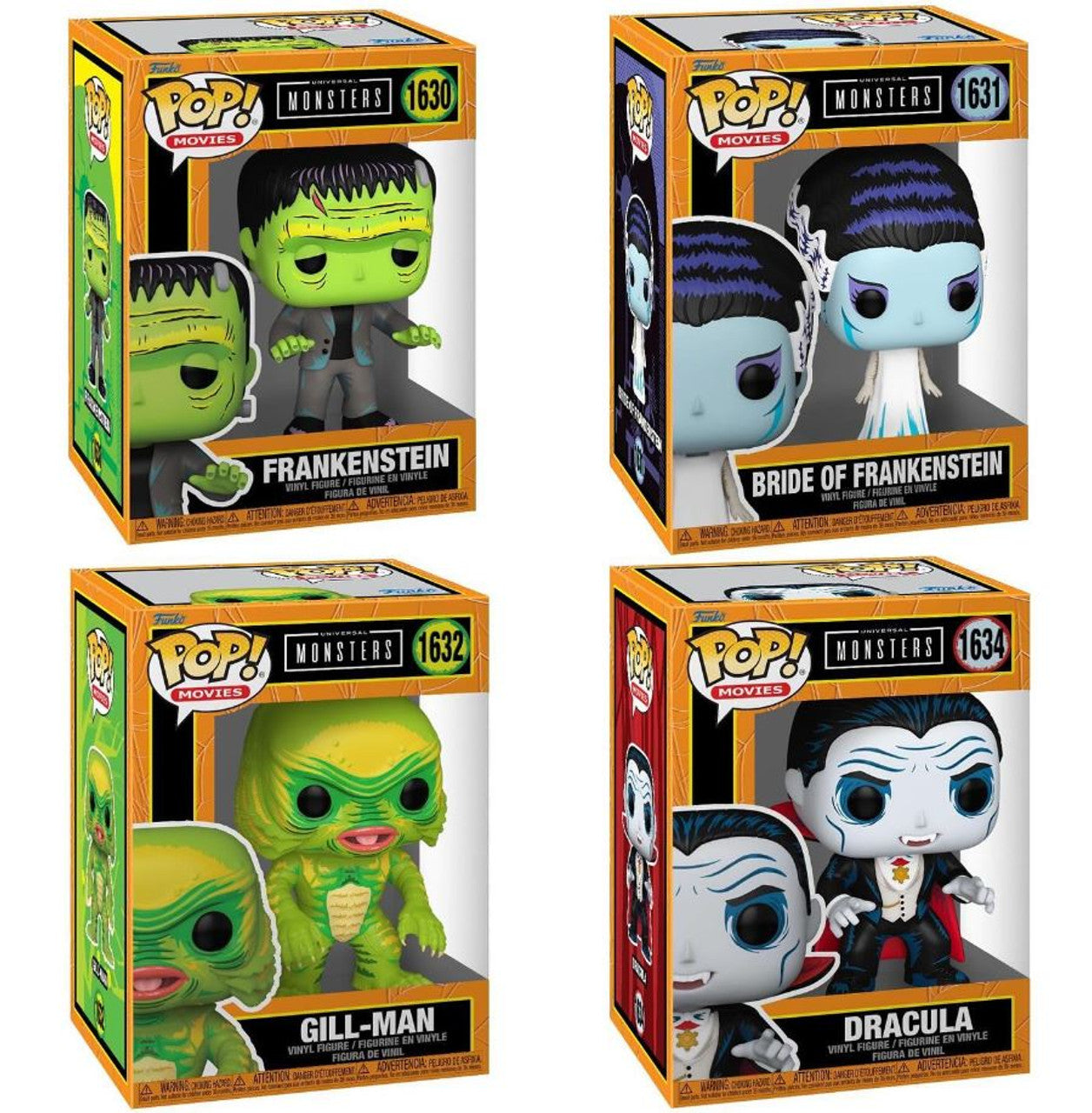 Universal Monsters Pop! Complete Set 4