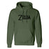 Nintendo Legend Of Zelda Logo And Shield Pullover Hoodie