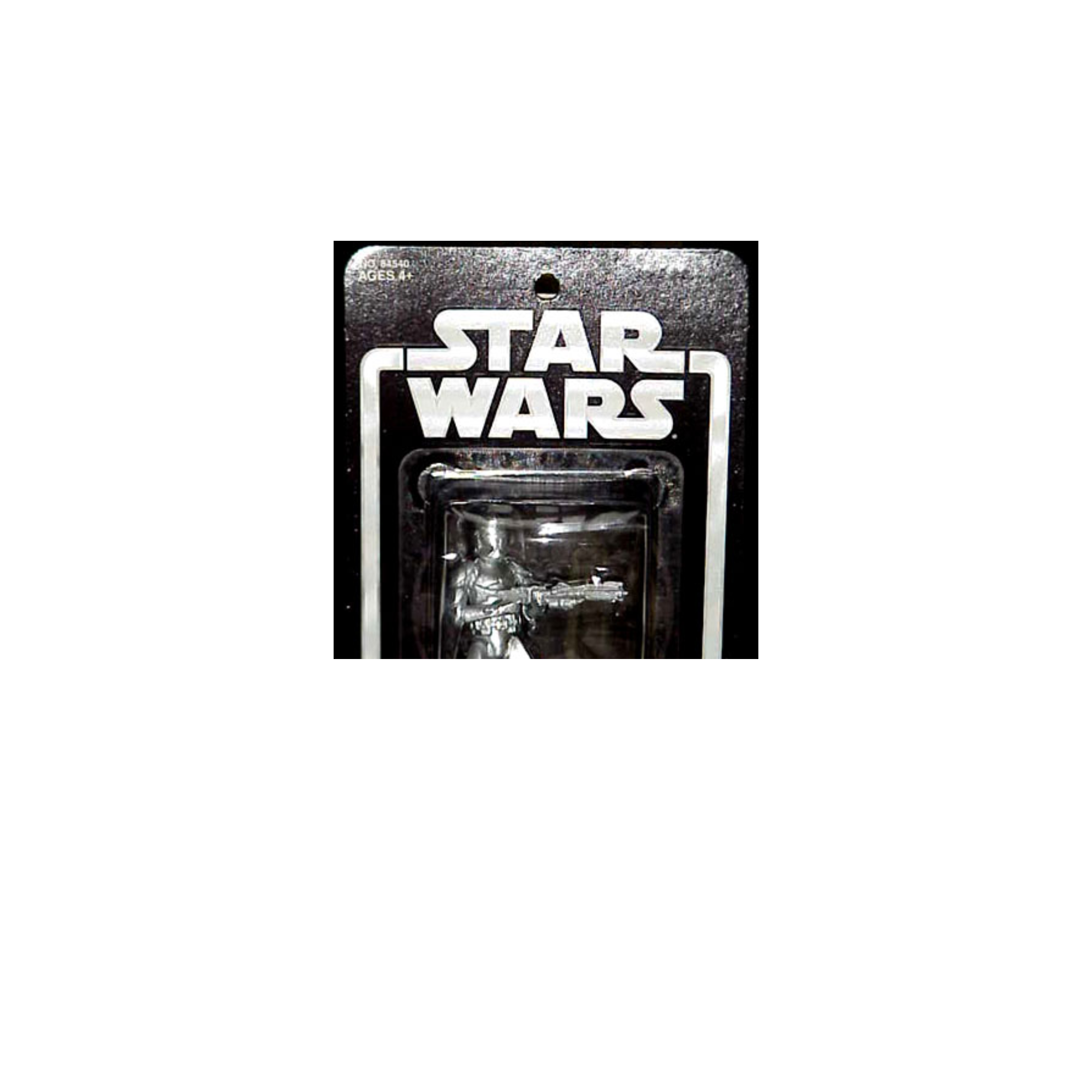 Star Wars Silver Clone Trooper 2003 Exclusive Action Figure