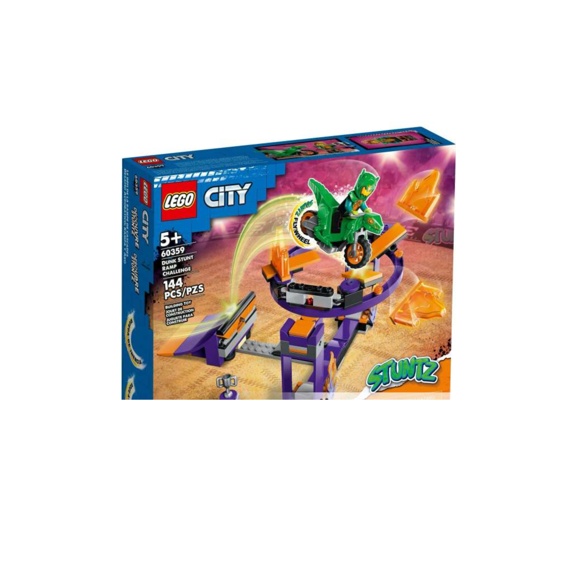 Lego City Dunk Stunt Ramp Challenge
