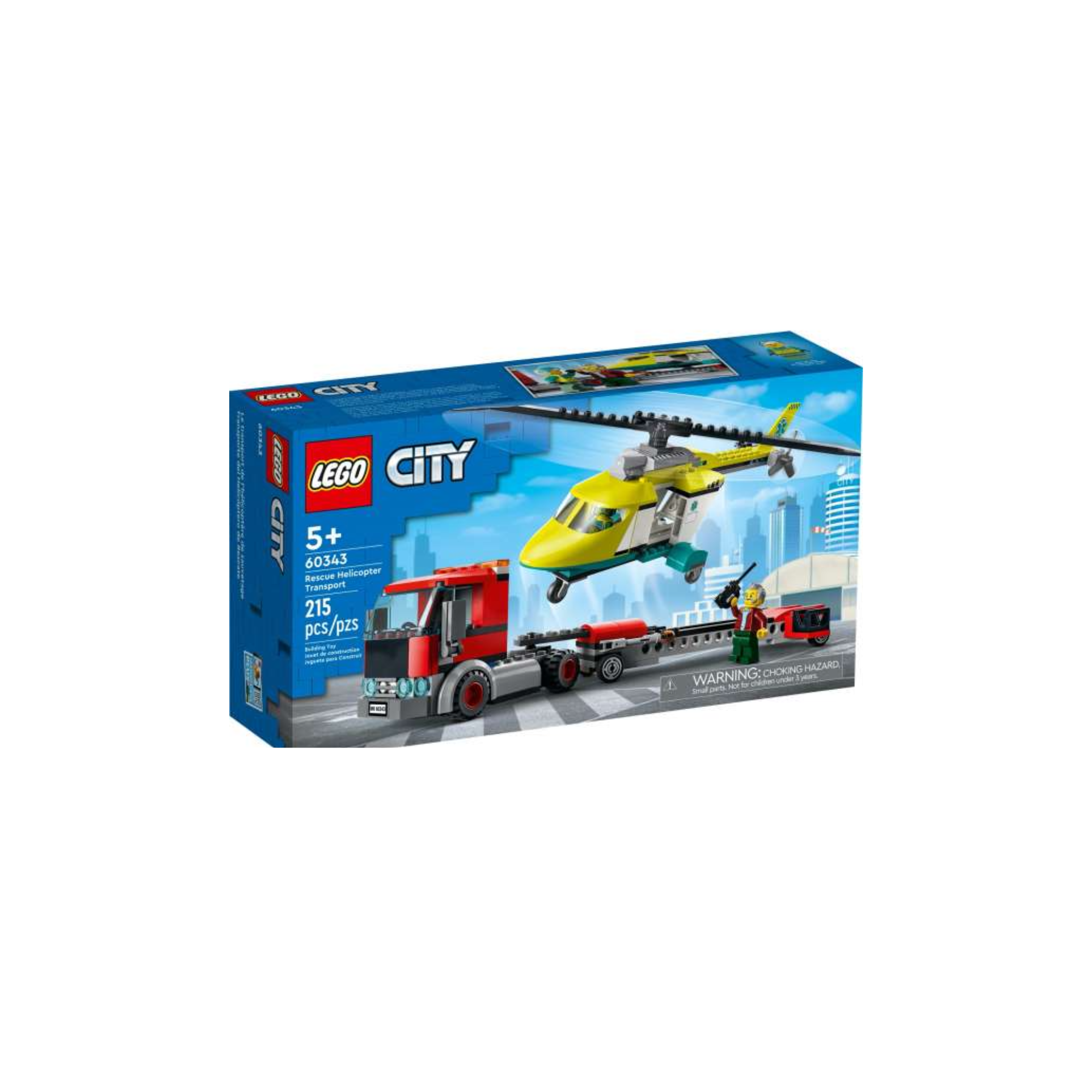 Lego City Rescue Helicopter Transport