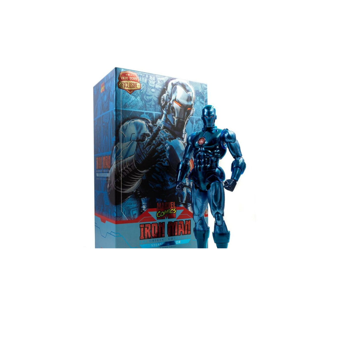 Marvel Comics 1/6th scale Iron Man Stealth Armor Collectible Figure The Origins Collection