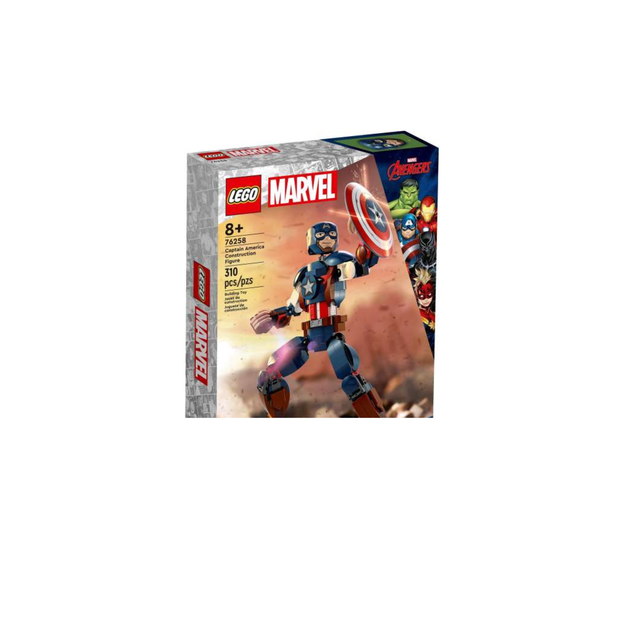 Marvel Lego Captain America building figure