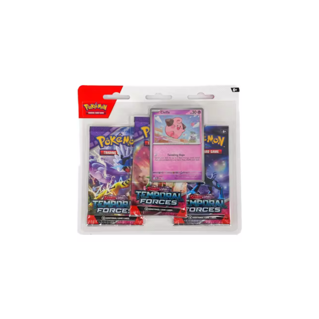 Pokemon Scarlet & Violet Temporal Forces 3-Booster Pack Blister
