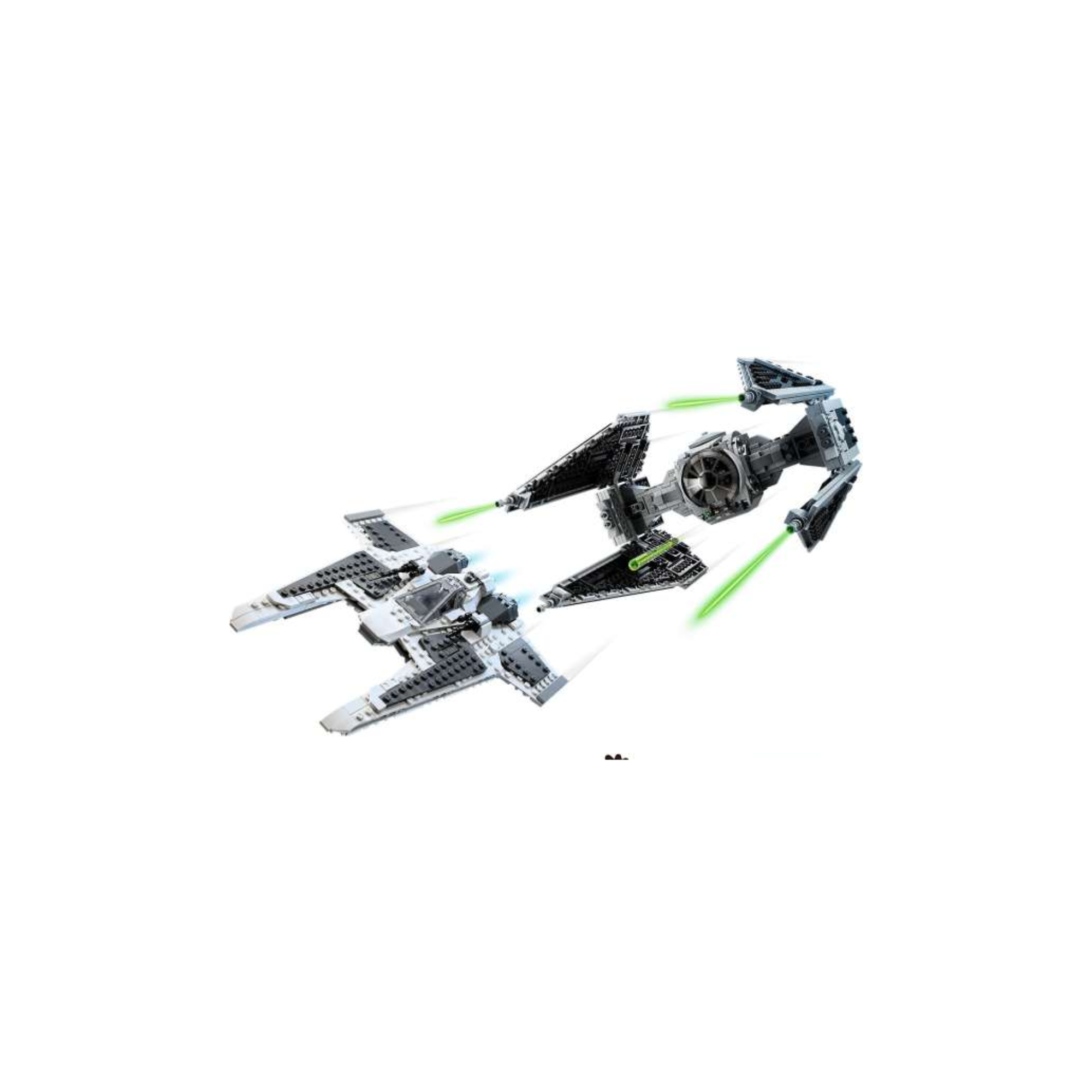 Lego Star Wars Mandalorian Fang Fighter vs TIE Interceptor