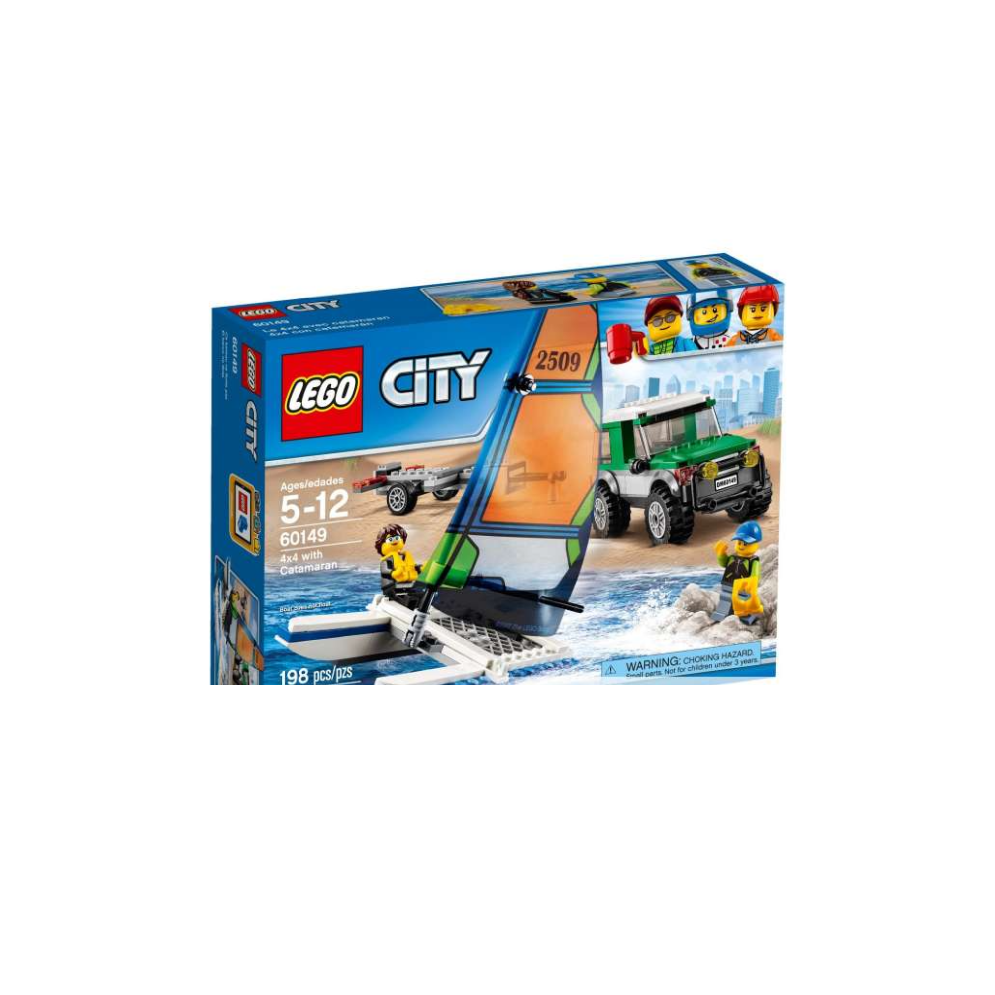 Lego City 4x4 with Catamaran