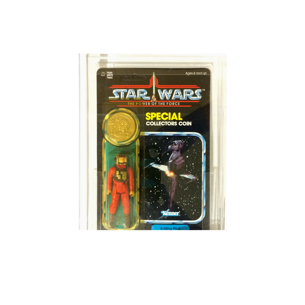 Star Wars B-Wing Pilot Power of the Force Series 1 1985