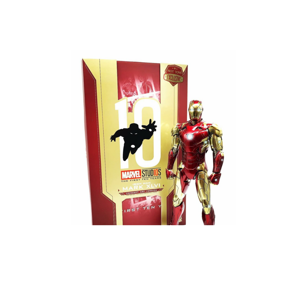 Marvel Studios The First Ten Years Iron Man Mark XLVI Concept Art Version