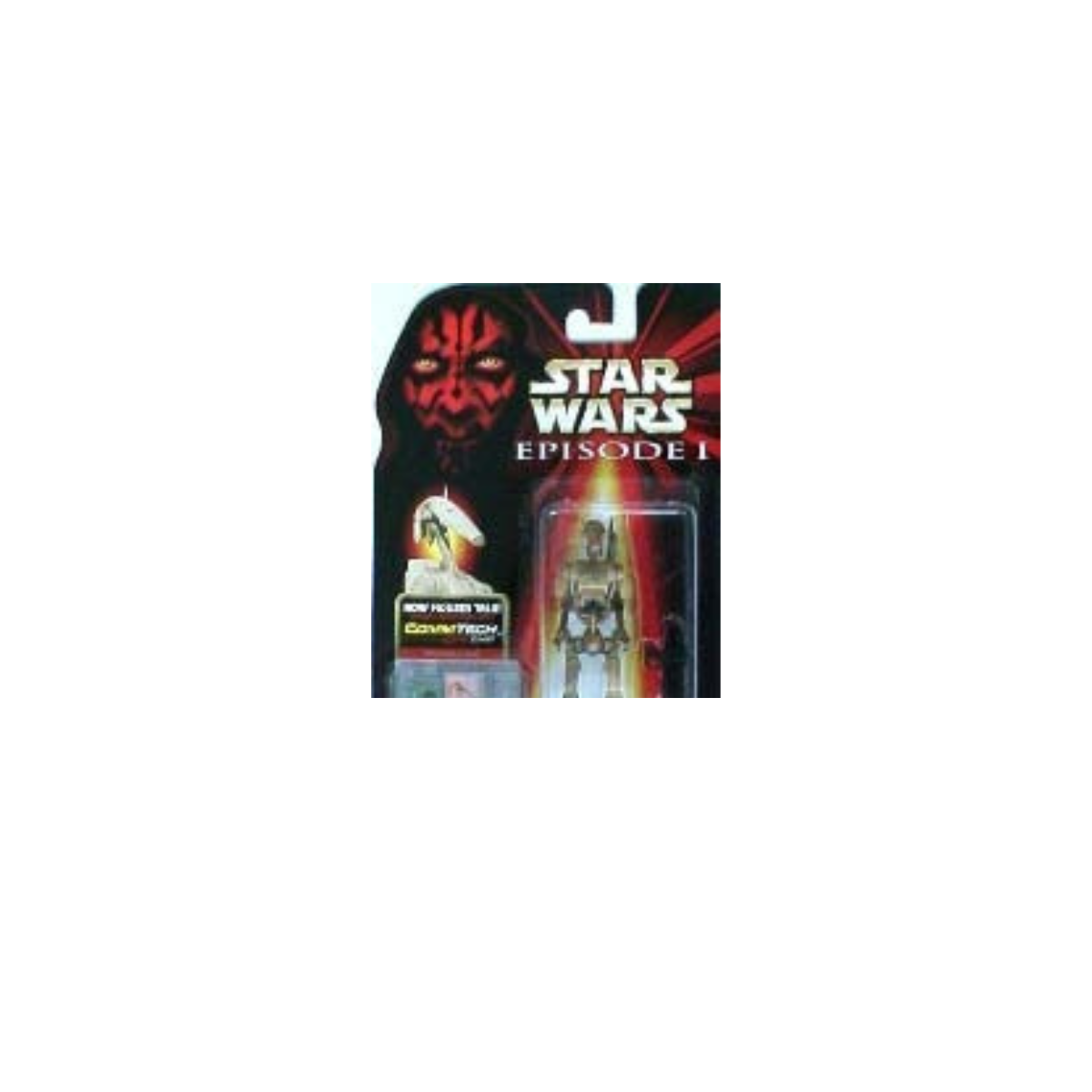 Star Wars Battle Droid Dark Sand Color With Variant Battle Damage