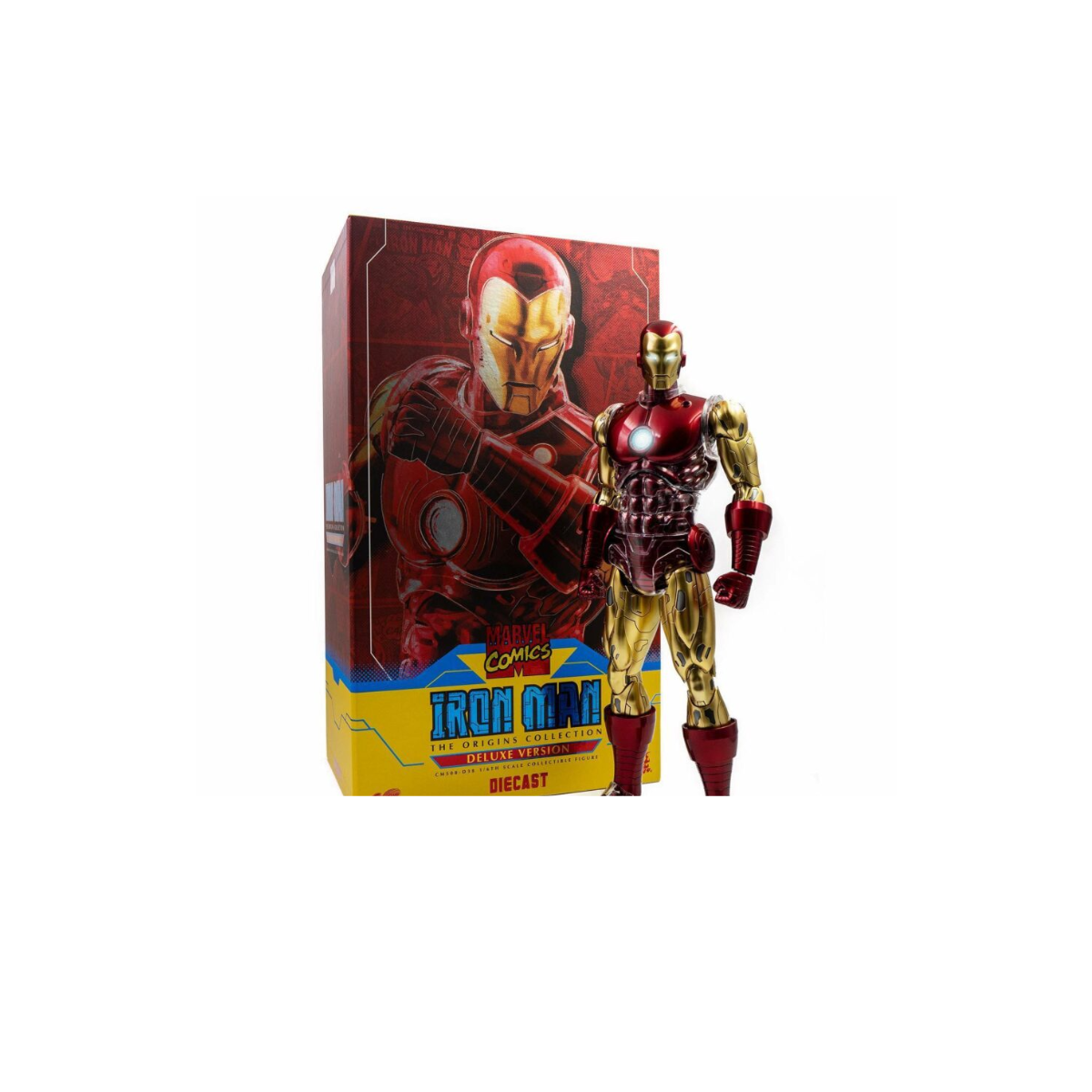 Marvel Comics 1/6th scale Iron Man Collectible Figure Deluxe Version The Origins Collection