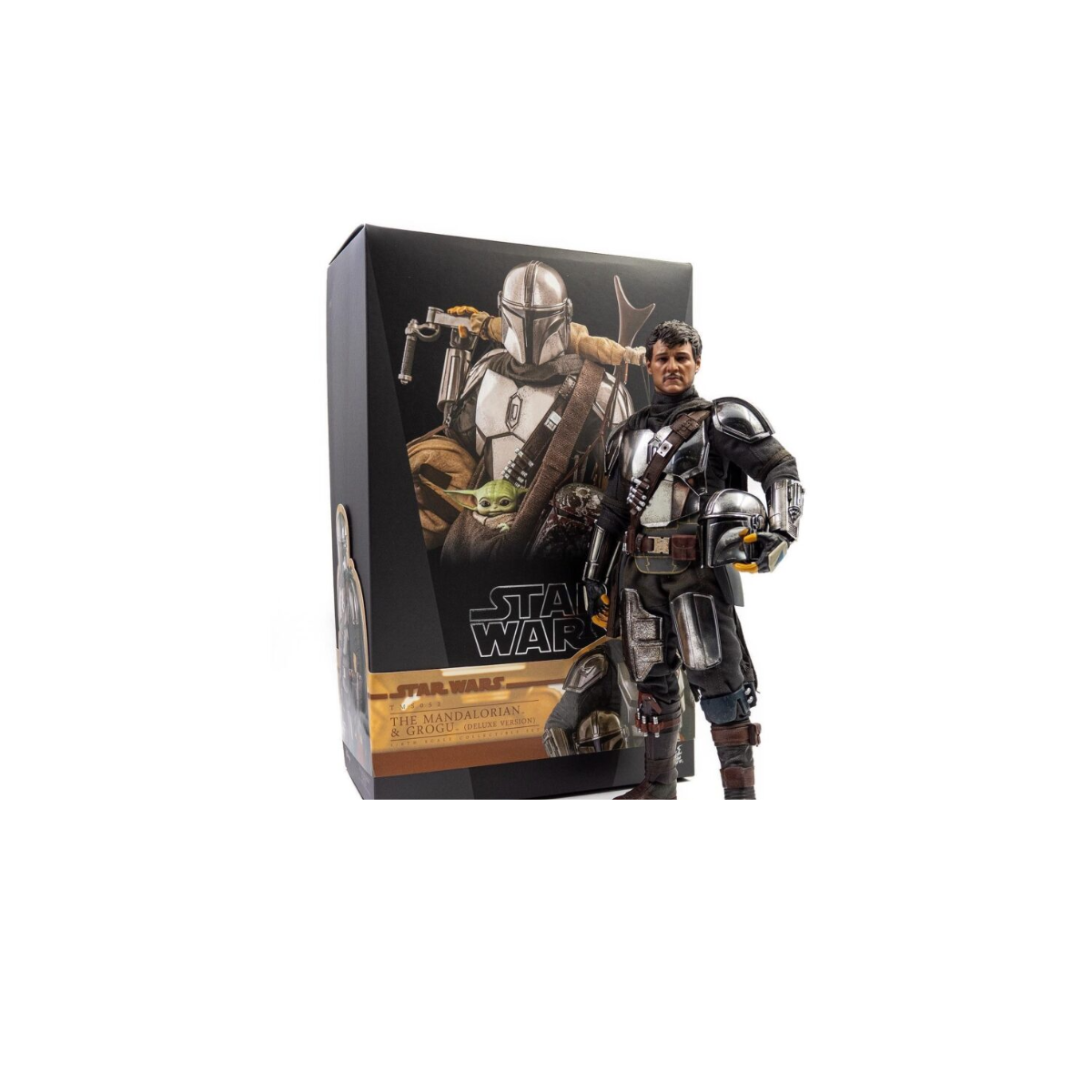 Star Wars The Mandalorian 1/6th scale The Mandalorian and Grogu Collectible Set Deluxe Version